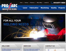 Tablet Screenshot of proarcinc.com